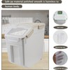 YXQ 25LB Large Flour Storage Container Bin,4 Pack Airtight Plastic