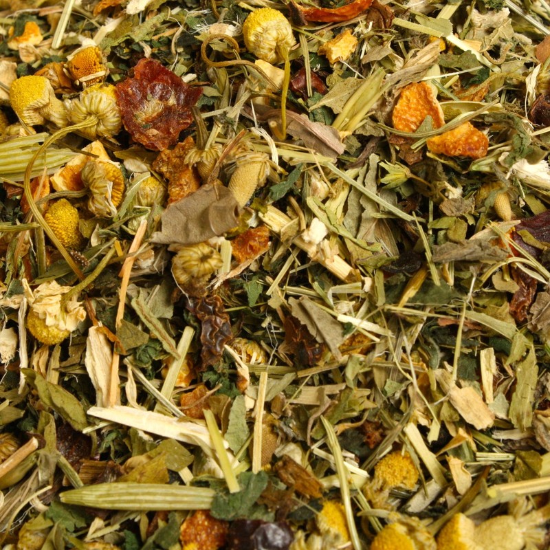 Winter Herbal Tea Blend: Loose-Leaf, Organic & Wildcrafted, Healing and