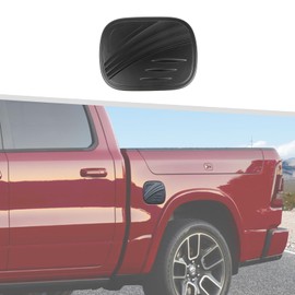 Fuel Tank Cap Gas Cover Trim Fit for Dodge Ram 2018-2024 (Matte Black)