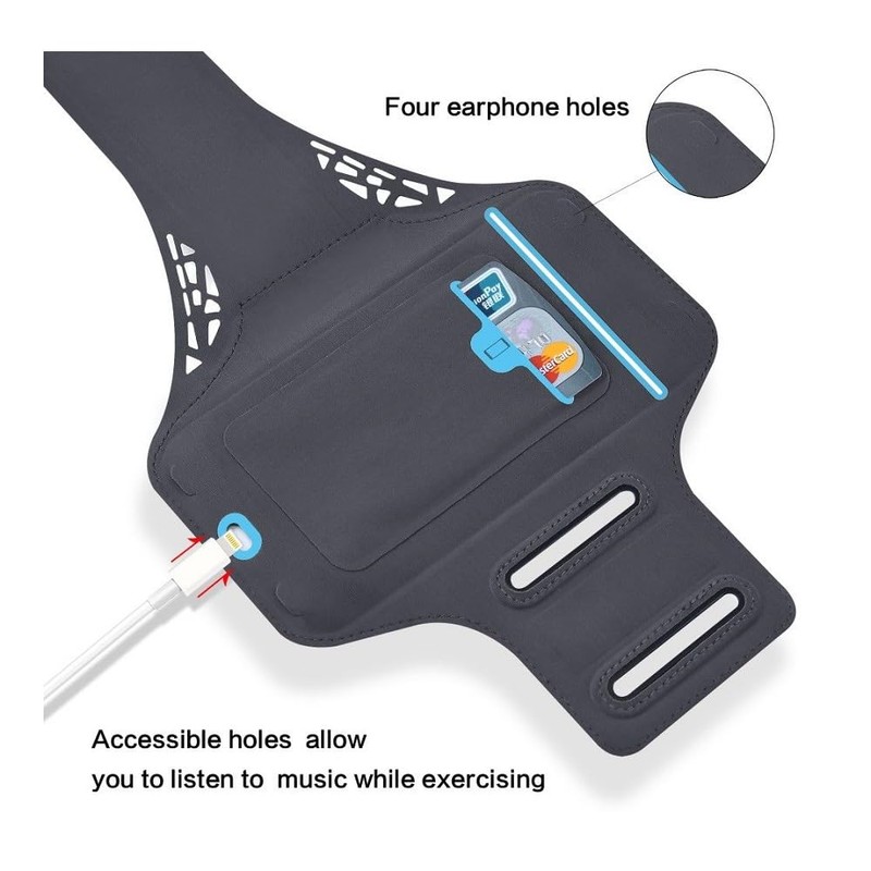 DFV mobile - Professional Ultra-Slim Sports Running Fitness Cycling Armband