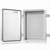 QILIPSU Outdoor WiFi Enclosure, 14.6"x10.6"x5.9" Waterproof Electrical Junction Box IP67
