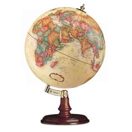Replogle Globes Cranbrook Globe, Antique Ocean, 12-Inch Diameter, Small, Off- White