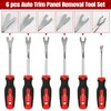 TOOLEAGUE 6Pcs Auto Upholstery Trim Panel Removal Tool Set,Car Trim