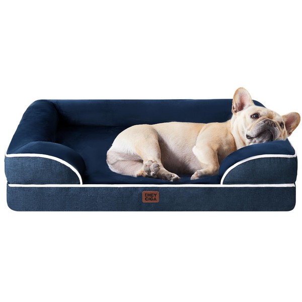 EHEYCIGA EHEYCIGA Orthopedic Dog Bed for Medium Dogs, Waterproof Memory