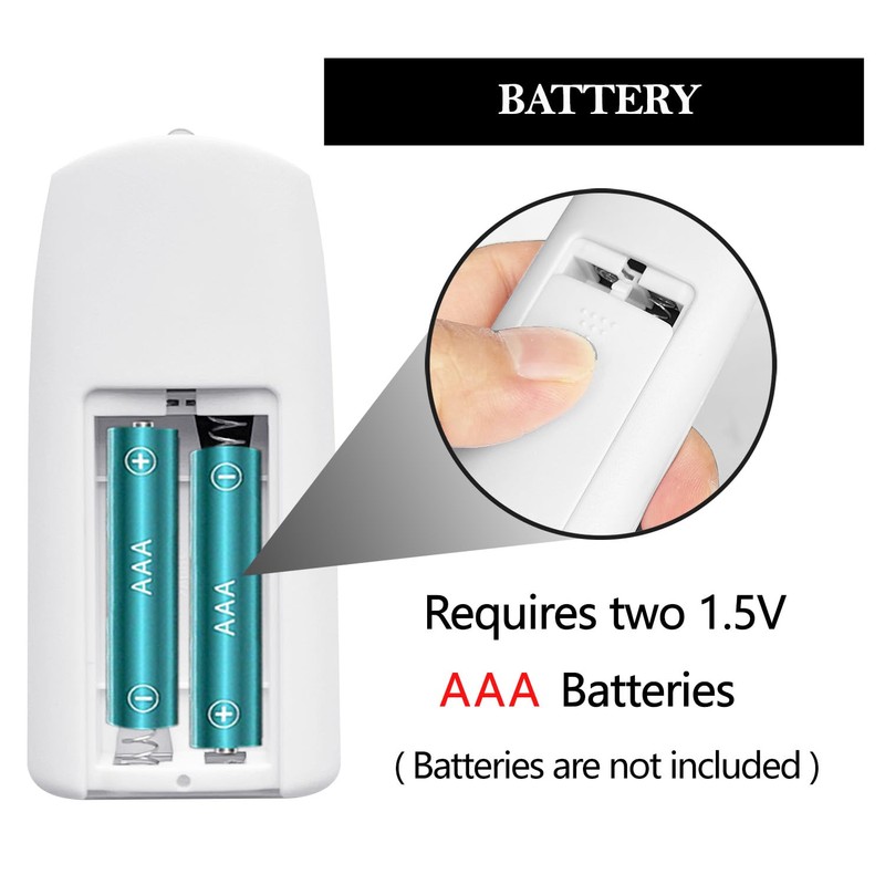 Slirceods Replacement Remote Compatible with Bell+Howell Socket Breeze Socket Fan