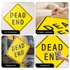 Anobell Dead End Sign 24 x 24 Inches Reflective Aluminum