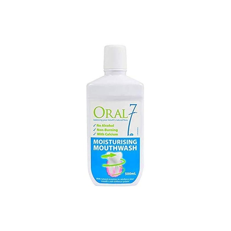 Oral7 Dry Mouth Mouthwash Alcohol Free Oral Rinse with Xylitol,