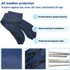 Savvycraft Bimini Top Storage Boot 91"-96" Width Navy Color, Waterproof