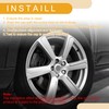 Partuto 20 Pcs Wheel Lug Nut Bolt Rims Tire Nut