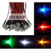 Honbay 50pcs Mixed Colour 5mm LEDs Pre Wired Light 12V