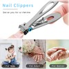 Nail Clippers Set,Fingernail Toenail Clippers for Thick Nails,Nail Clipper for