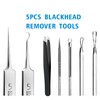 Blackhead Remover Pimple Popper Tool Kit - (5 Piece Kit)