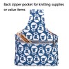 Teamoy Knitting Tote Bag, Travel Project Wrist Bag for knitting