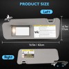 Sun Visor Driver & Passenger Side for 2014-2019 Toyota Highlander,