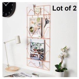 Ikea Kvicksund Memo Board Wall Hanging Rack 34” x 15” Pink New