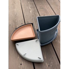Hachiman Kasei Eco Pot/Corner Eco Plate 200 Navy 'Arble Hachiman gardens:arble' 242987 Made in Japan