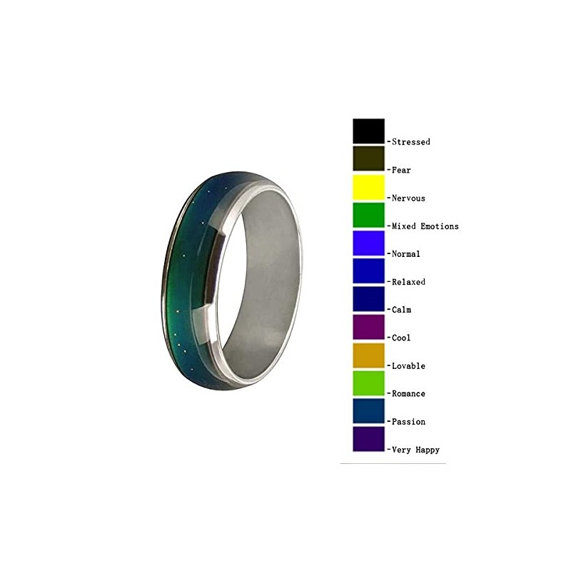 Caiyao Love Heart Dinosaur Sun Smile Face Color Change Ring