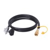Flame King Propane Regulator Hose with Quick Connect for RV,