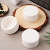 jojofuny2.5 Inch PVC Pipe End Cap Plug PVC Cap, 4pcs
