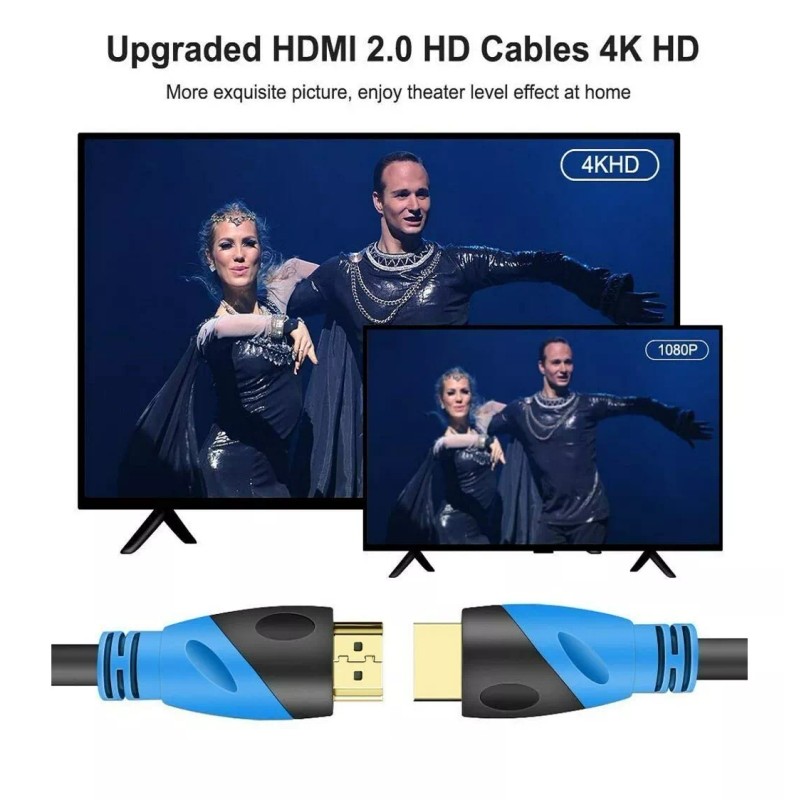 Universal 40ft 4K HDMI Cable 2.0 3D HD 1080P