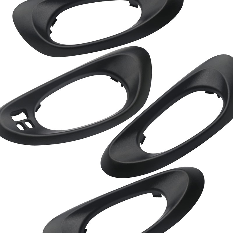 APPERFiT Interior Door Handle Bezel Trim Cover (4pcs) Compatible with