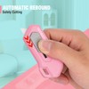 WORKPRO Ceramic Small Safety Box Cutter, Automatic Rebound Mini Letter