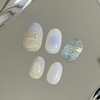 [Handmade Nail Tips] Dream Sea Nail Tips - Coffin Egg