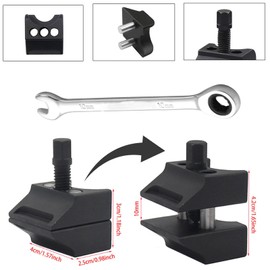 Tkxjry 2 Pieces Split Strut Hubs, Knuckle Spreader with Split Hub, Stub Axle Spreader, Strut Spreader with Split Hub, Strut Spreader Tool, for Car Hanging, Durable