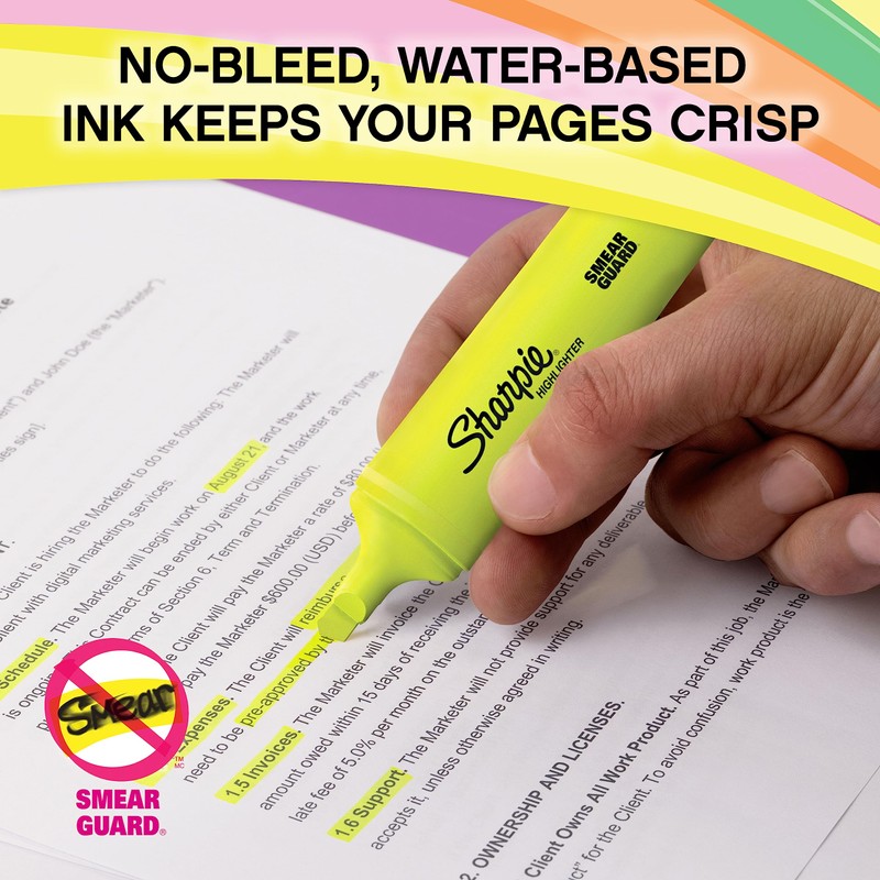 Sharpie Fluo XL Highlighters | Chisel Tip Highlighter Pens |
