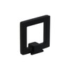MY MIRONEY 6PCS Square Ring Pulls Handles Furniture Hardware Black
