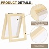 sourcing map Paper Making Screen Wooden Paper Making 4.7 x