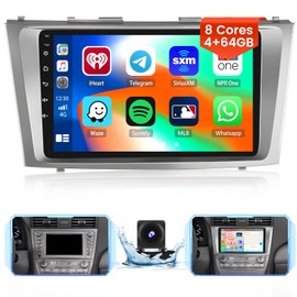 Inefala 4GB 64GB Stereo for Toyota Camry 2006-2011 with JBL or Navigation Screen CarPlay Radio 8 Core Android 13 Head Unit Backup Camera IPS 9 Inch Touchscreen GPS DSP 59UI