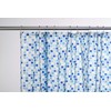 Croydex AE543424 Mosaic PVC Shower Curtain, Blue, 1800 x 1800mm