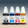 Kit 4 Tintas Compatibles con Canon Gi-190 G1100 G1110 G2100