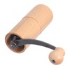 Manual Coffee Grinder Adjustable Detachable Beech Wood Stainless Steel Core