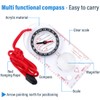 QIBZI Compasses, 2 Pieces Scale Compass, Outdoor Compass, Kids Compass,