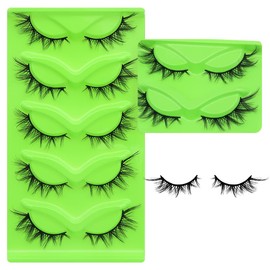 5 pairs Wispy Cat Eye Lashes Wispy False Eyelashes Natural look Eyelashes (13#)