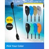 OCEANBROAD Kayak Paddle 90.5in/230cm Alloy Shaft 2-Piece Floatable Kayak Oar