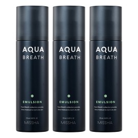 Partner_Reference Missha For Men Aqua Breath Emulsion Lotion 3pcs 125ml / 미샤 포맨 아쿠아브레스 에멀전 로션 3개 125ml