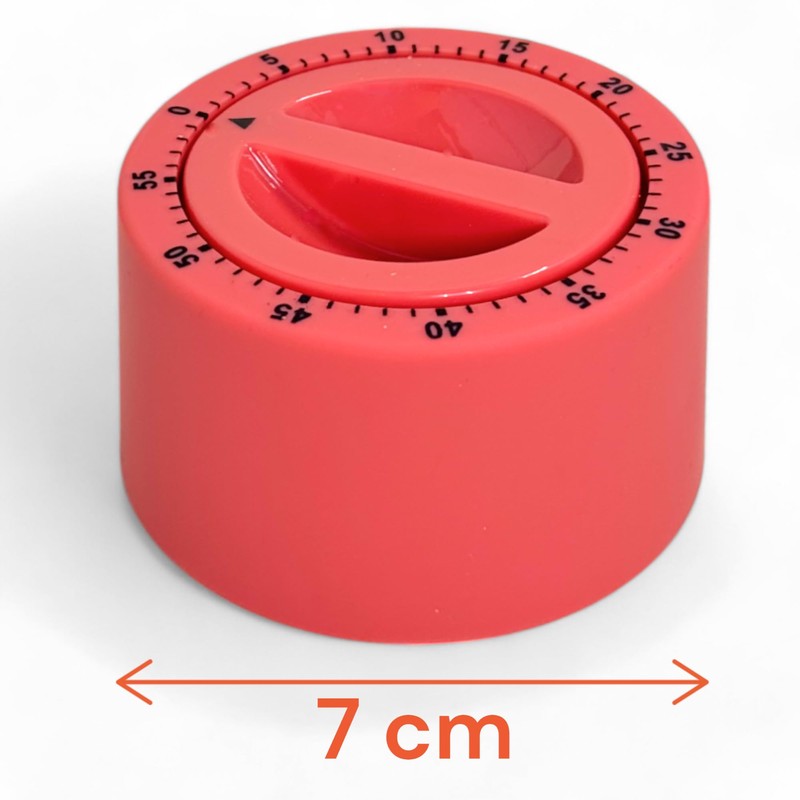 MIJOMA Kitchen Timer 60 Minutes - Egg Timer in Colourful