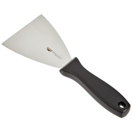 Paderno World Cuisine stainless steel triangular spatula 4" width