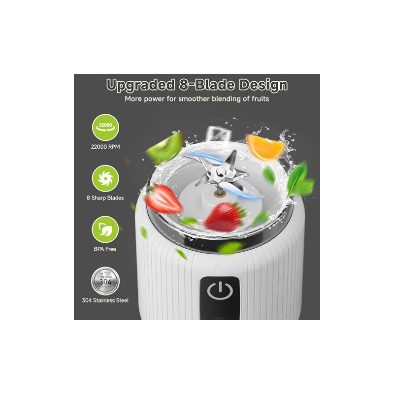 COKUNST Portable Blender for Smoothies and Shakes with LED Display