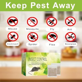 Mouse Repellent Pouches 12 Pack, Rodent Repellent, Natural Peppermint Oil Squirrel, Rat & Mole Deterrent for Indoor/Outdoor Use, Effective for Home, Car, Garage, Garden, Basement