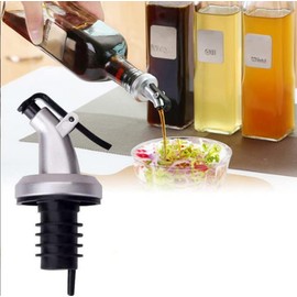 HORNO 5 Pack Oil Spouts, Olive Oil Vinegar Bottle Stopper Dispenser, Leakproof Bottle Spouts for Vinegar, Salad, Wine, Etc
