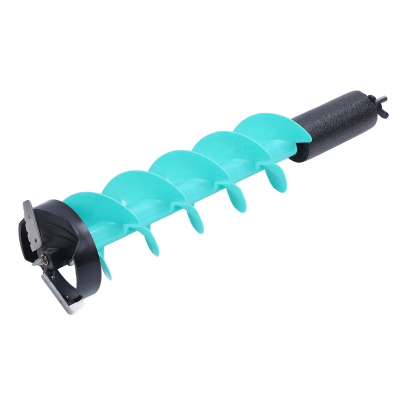 Zunate Ice Auger for Fishing - 6-inch 2-Blade Drill with
