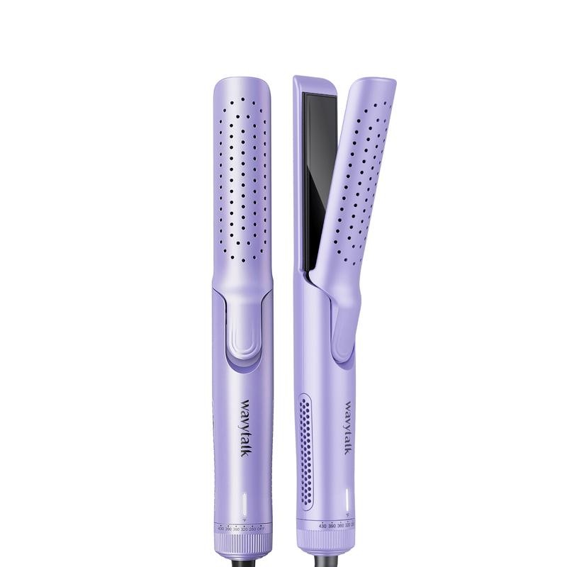 Wavytalk Cool Curl Airflow Styler, 2 in 1 Flat Iron