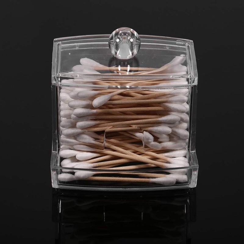 Cotton Swab Box, Practical Cotton Swab Q-tip Makeup Storage Organizer