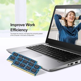 Rasalas 16GB kit (2x8GB) DDR3 1333MHz SODIMM PC3-10600 CL9 204-Pin Non-ECC Unbuffered Notebook Laptop RAM Memory Upgrade