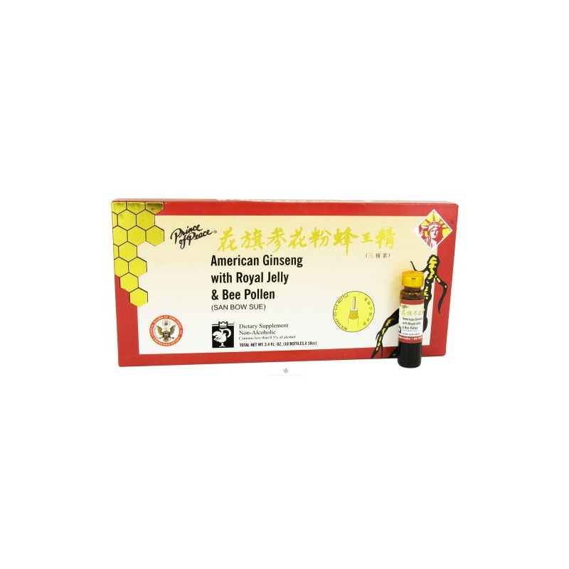 Amer Ginseng with Royal Jelly Bee Pollen (10 Single Serving