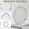 Circular Screen Vent Cover, Metal Mesh, 2-Inch Diameter,4-Pack